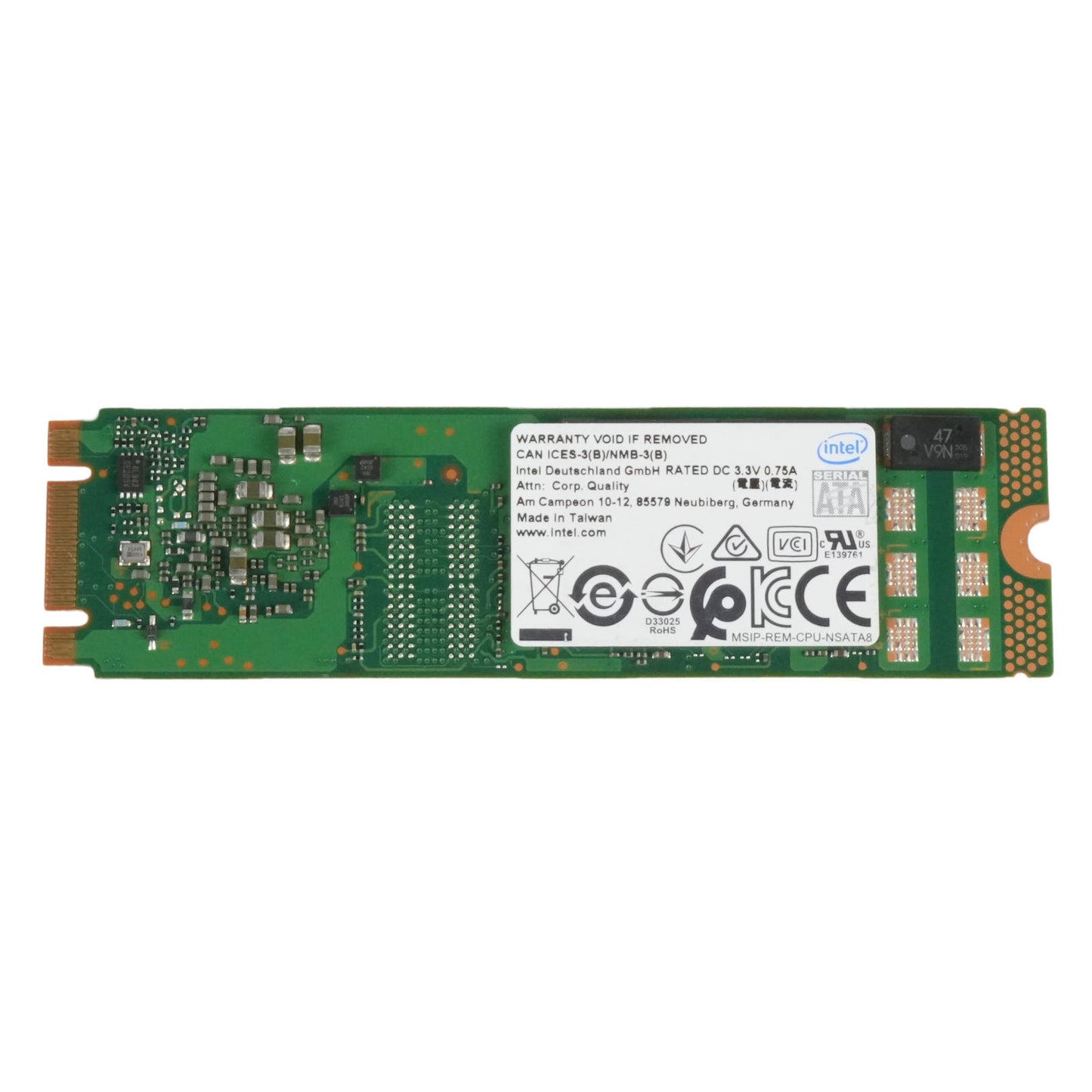 Dell 7FXC3 Intel 480GB SSD D3-S4510 M.2 2280 SATA 6G 3D2 TLC SSD SSDSCKKB480G8R