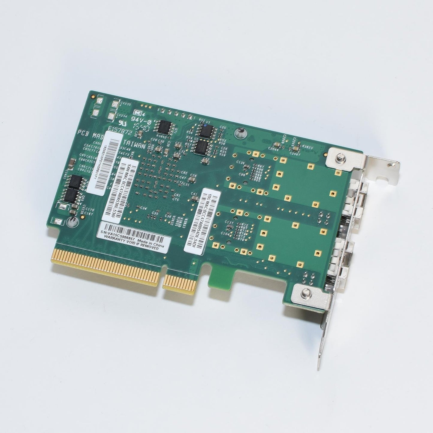 Supermicro AOC-STGN-i2S Dual SFP+ Intel 82599 10GbE Controller NIC Rev: 2.10 SFF