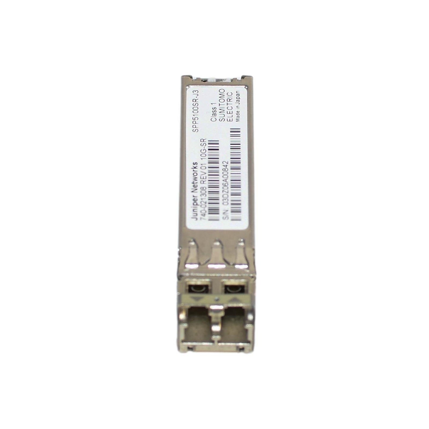 Juniper 740-021308 10GbE 10GBase-SR SFP+ SW 850nm Transceiver SPP5100SR-J3