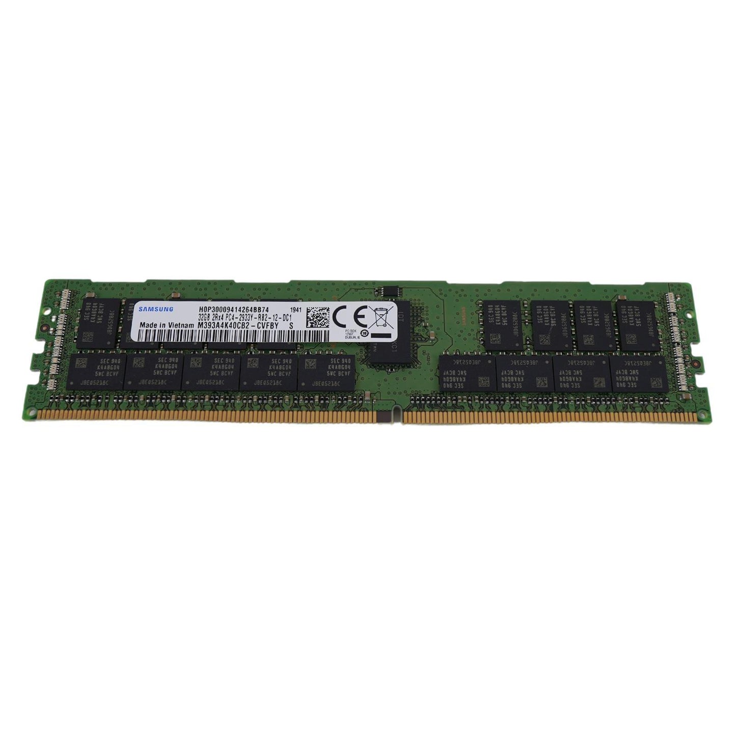 Samsung 32GB 2Rx4 DDR4 PC4-2933Y-R Registered ECC Server RAM M393A4K40CB2-CVF