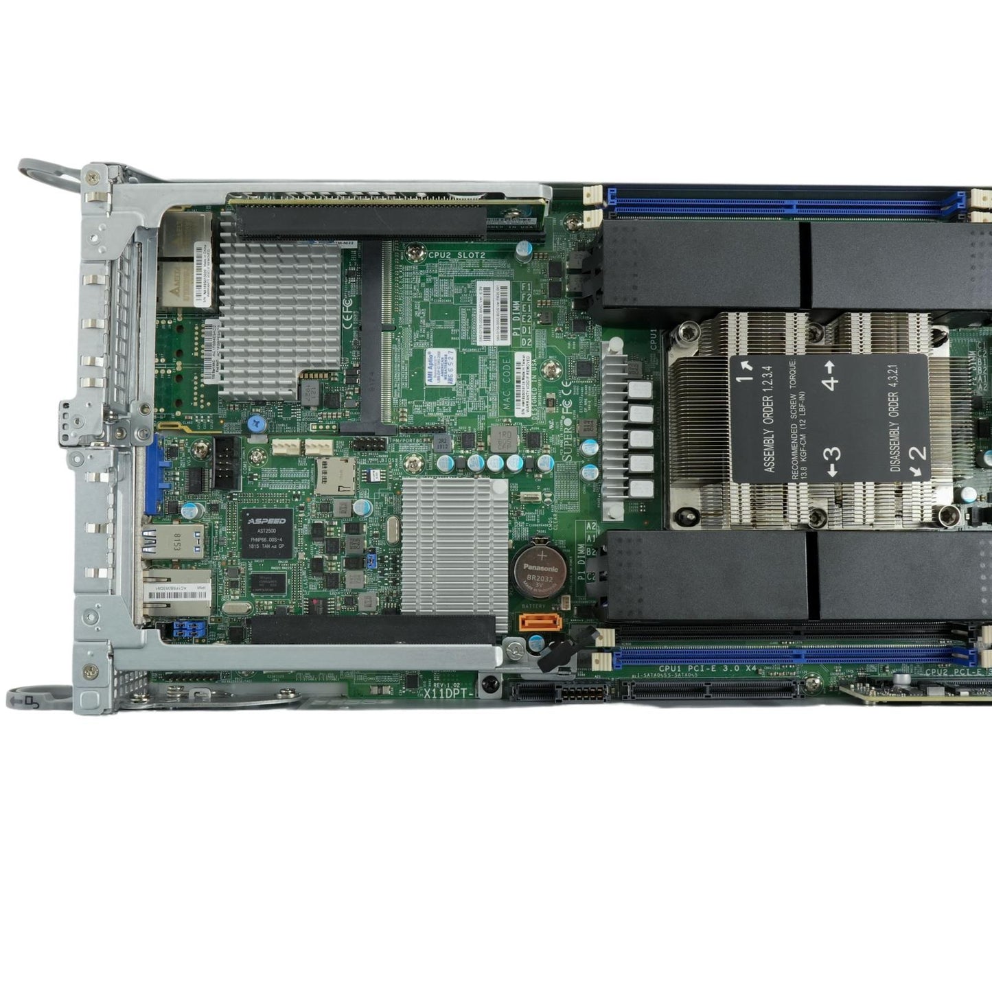 SuperMicro 2029BT-HNC0R 2U 24-Bay 4-Node X11DPT-B SuperServer CTO w/AOC-MTG-i2TM