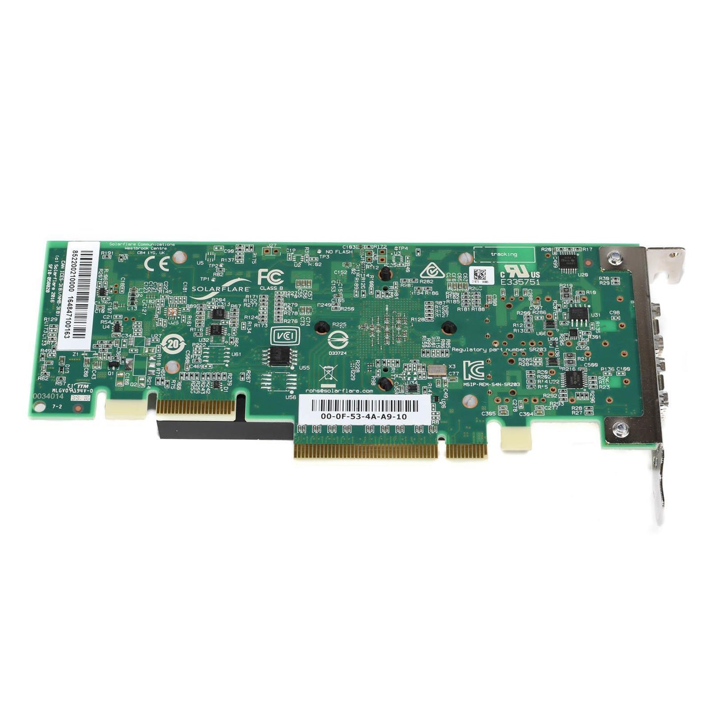 Solarflare SFN8522 Onload 2-Port 10Gb/s PCIe 3.1 x8 Ethernet Adapter NIC SFF