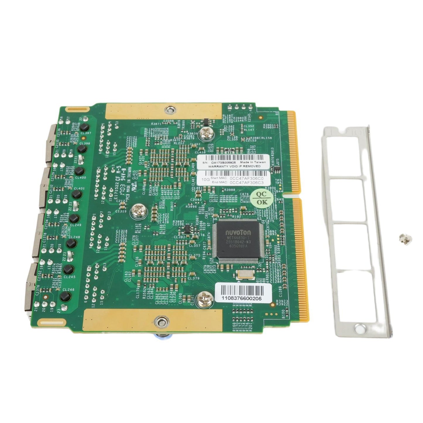 Supermicro AOC-MTG-i4TM Intel X550 4-Port 10GbE Super I/O SIOM Ethernet NIC