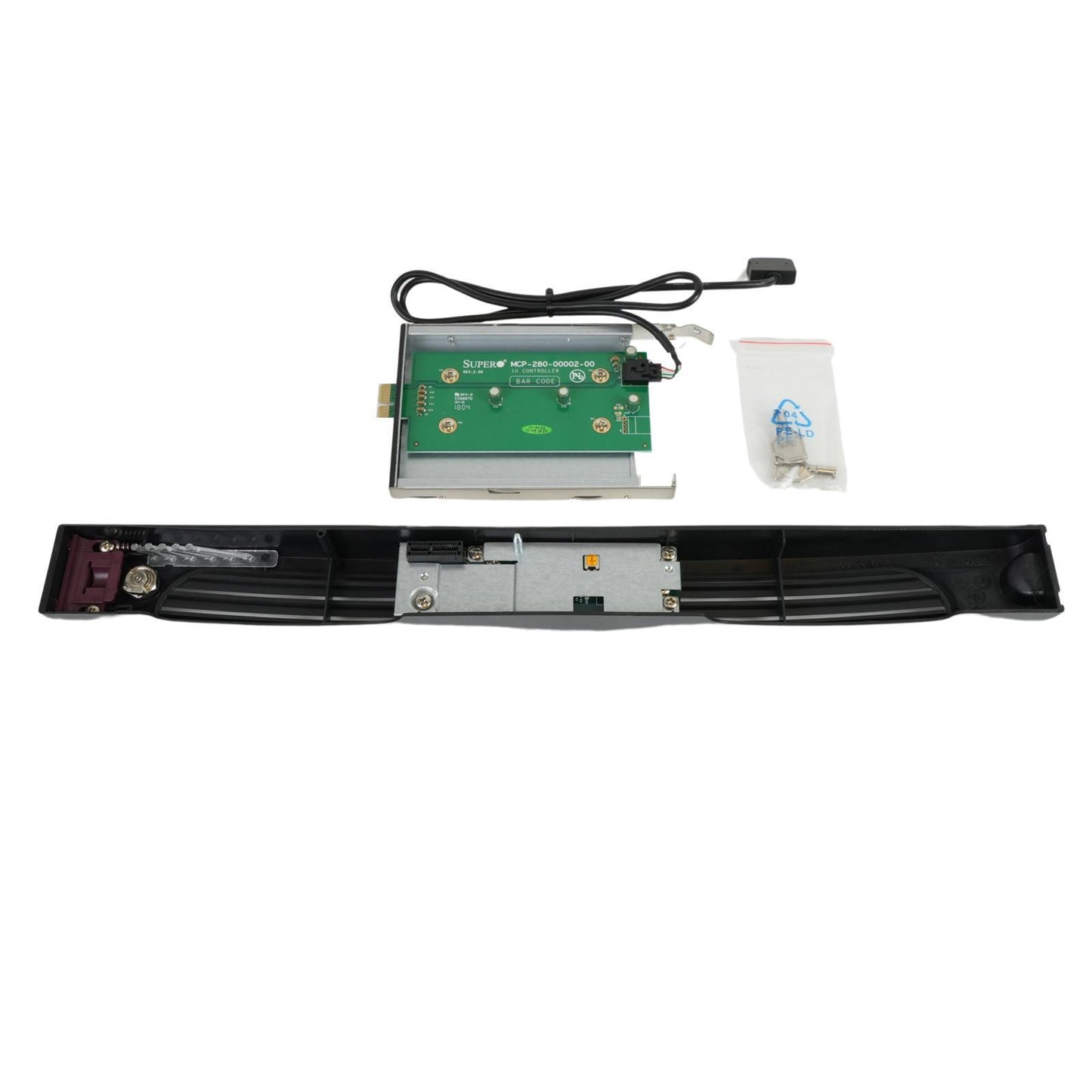 Supermicro MCP-210-00007-01 1U Front Bezel LCD SC813 815 819 w/MCP-280-00002-00