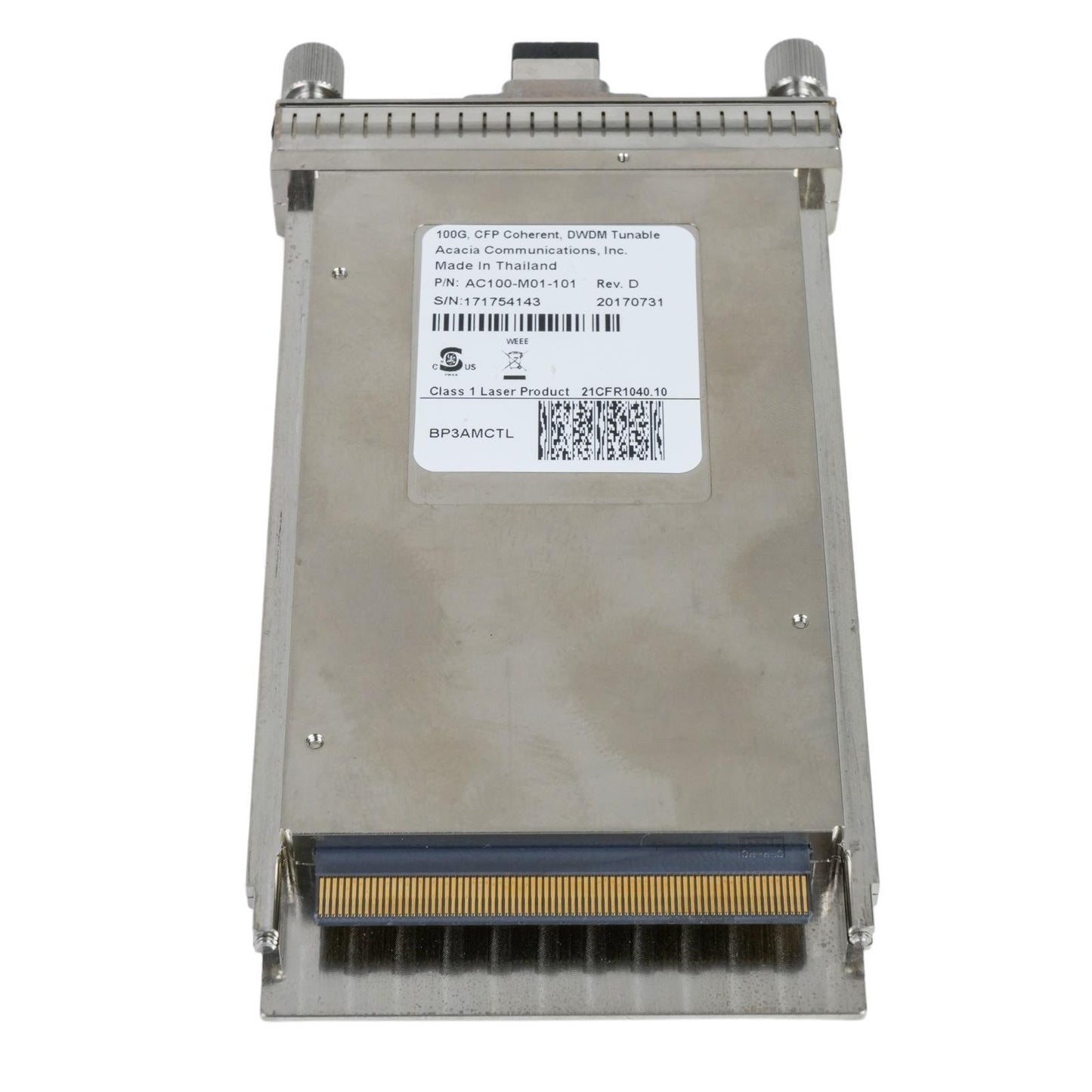 Juniper BTI BP3AMCTL 100G CFP Coherent DWDM C-Band Tunable Transceiver