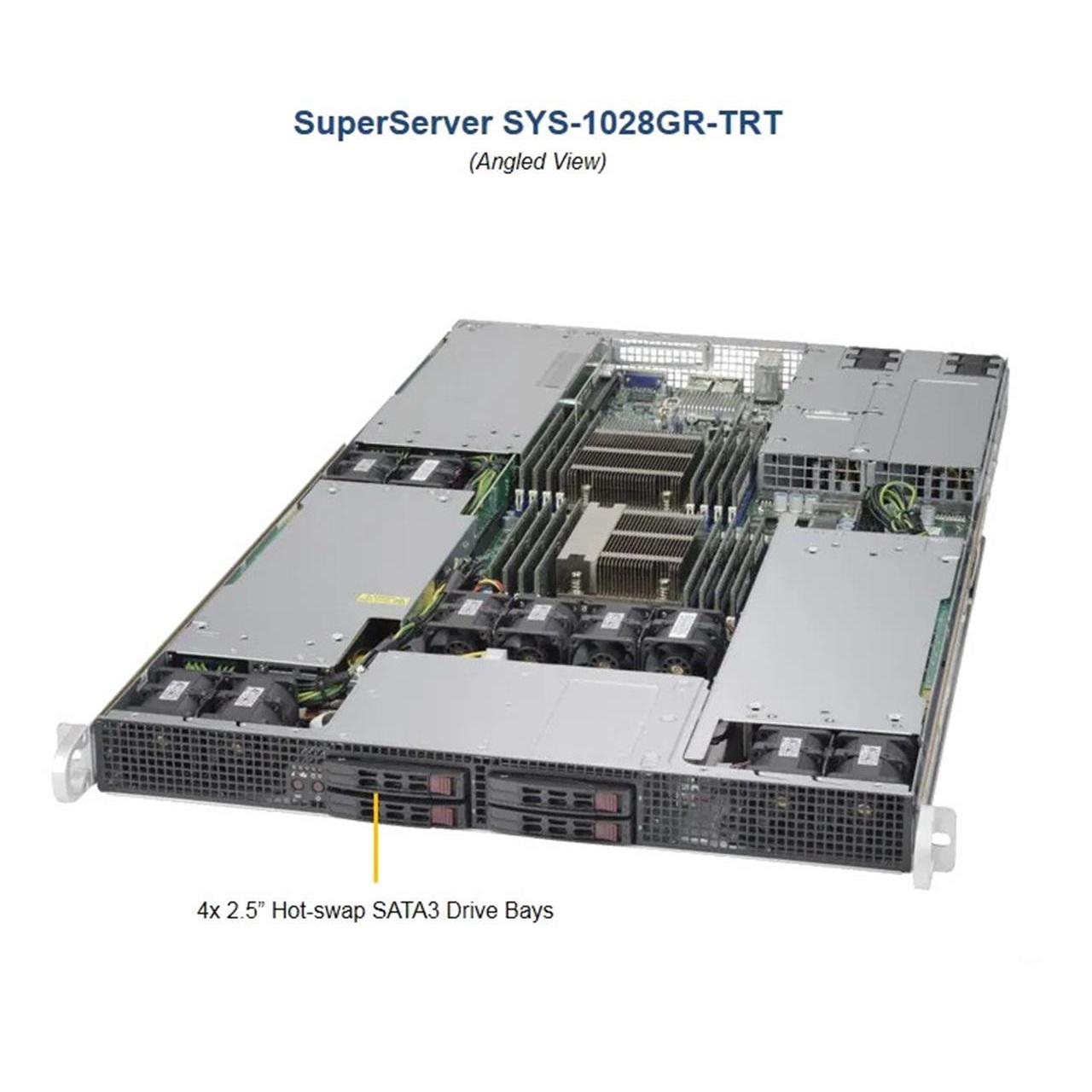 SUPERMICRO SYS-1028GR-TRT 2x Intel Xeon E5-2690v3 2.6GHz 32GB RAM 1U Server
