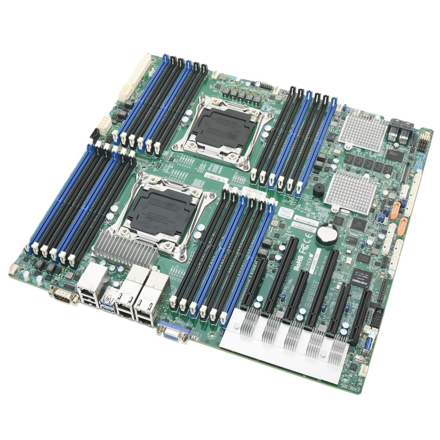 Supermicro X10DRC-T4+ Intel C612 EE-ATX Dual LGA2011-3 10Gb LAN SAS3 Motherboard