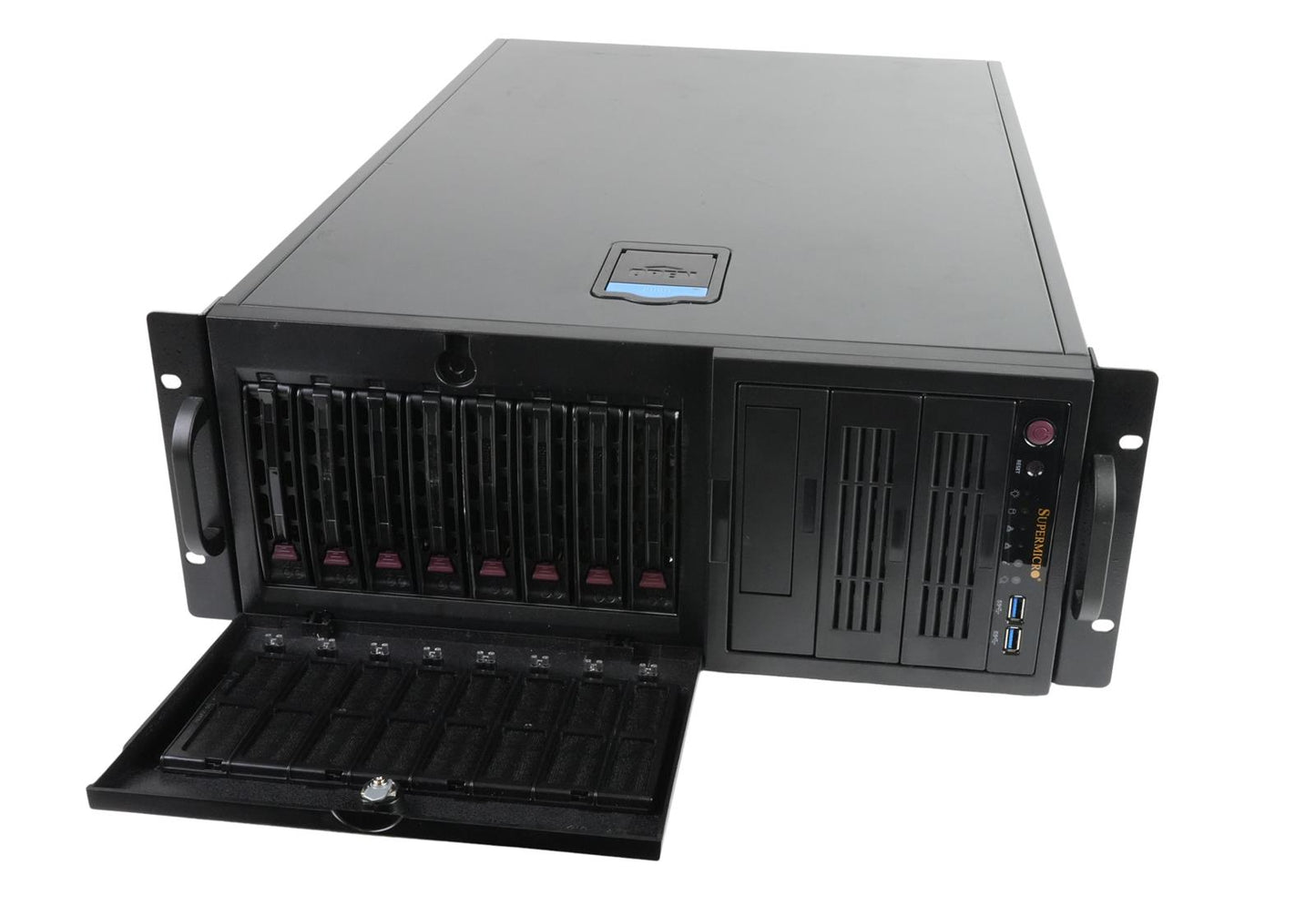 SUPERMICRO SuperChassis CSE-743AC-1200B-SQ Black 4U Tower Server Case 1200W