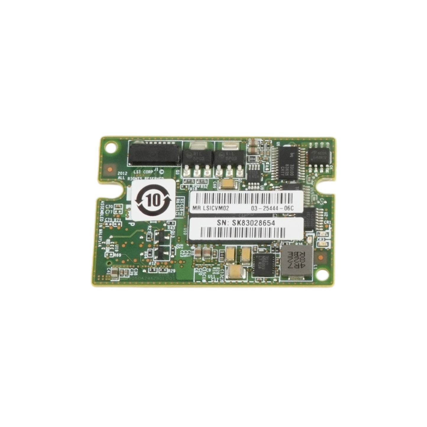 Supermicro BTR-TFM8G-LSICVM02 LSI SuperCap Module for 2GB AOC-S3108L-H8iR RAID