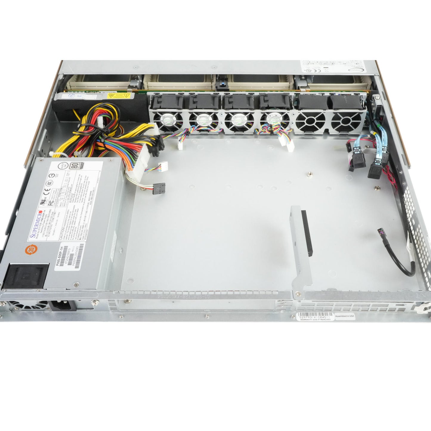 Supermicro CSE-813MF2TQC-505CB 500W PSU 4-Port HDD Backplane 1U Server Chassis