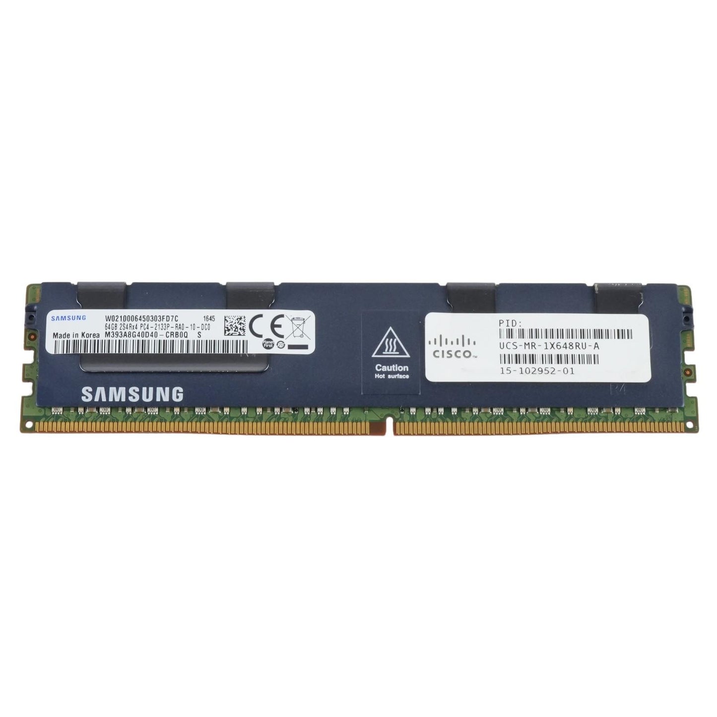 Cisco UCS-MR-1X648RU-A 64GB 2S4Rx4 DDR4 PC4-2133P ECC Registered RDIMM Memory