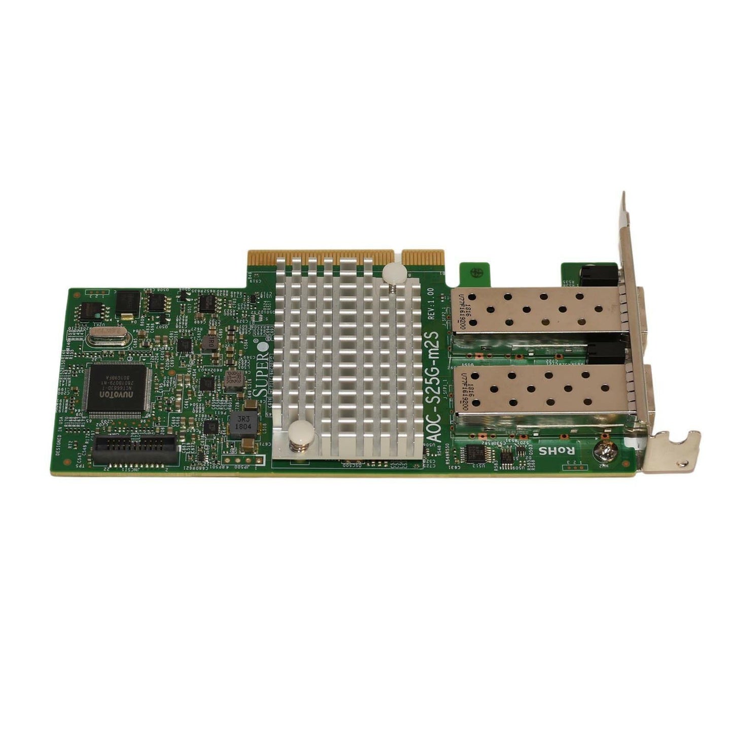 Supermicro AOC-S25G-m2S ConnectX-4 EN Dual-Port 25Gb/s SFP28 PCIe 3.0 x8 NIC SFF