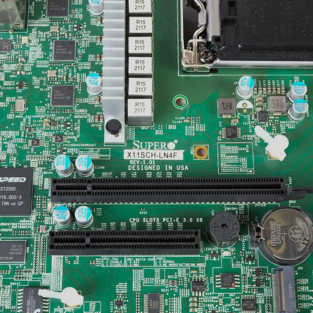 Supermicro X11SCH-LN4F Intel C246 Xeon 9th Gen LGA1151 DDR4 MicroATX Motherboard