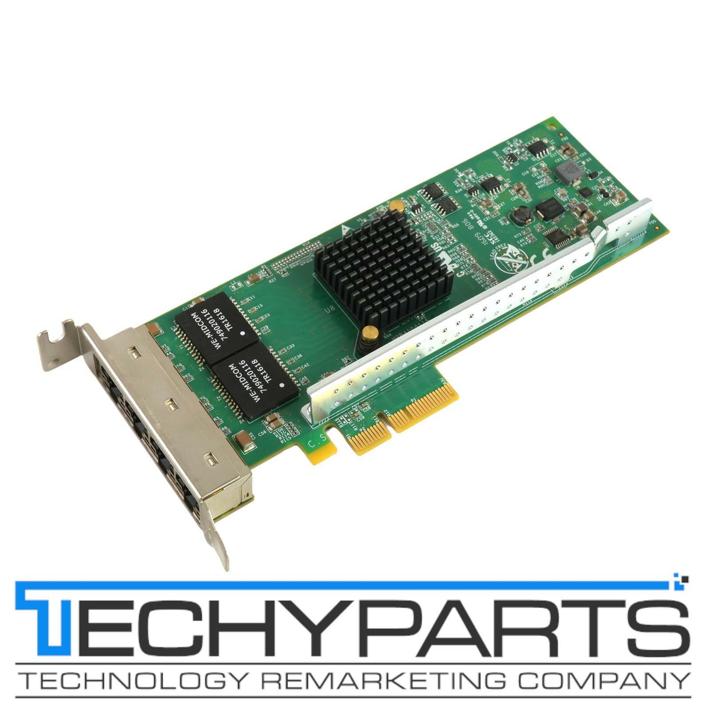 Silicom PE2G4I35L Quad-Port 1GbE Ethernet Server Adapter (Intel i350AM4 based)