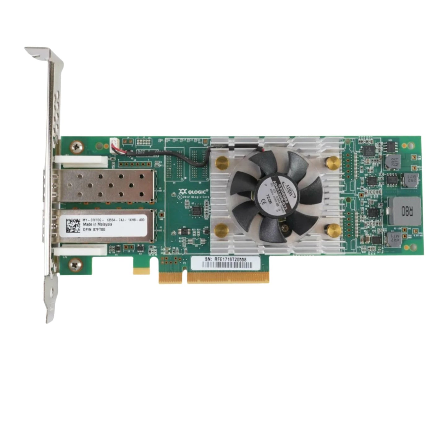 Dell 7FT0G QLogic QLE2662L-DEL 16Gb/s 2-Port SFP+ Fibre Channel PCI-E 3.0 x8 HBA