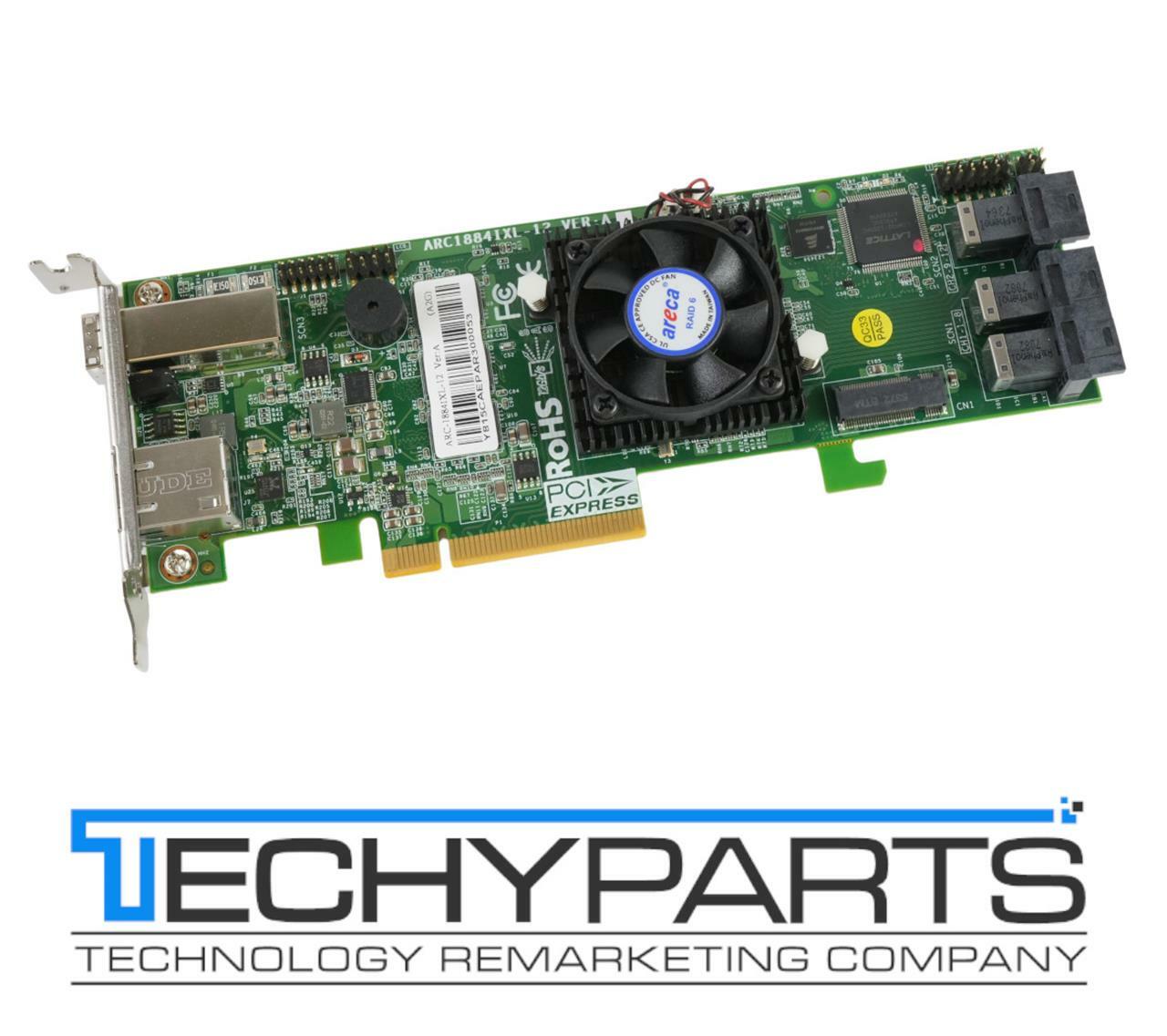 Areca ARC-1884IXL-12, SAS 12Gb/s, 16-Port, PCIe 3.0 x8, 2GB RAID Controller