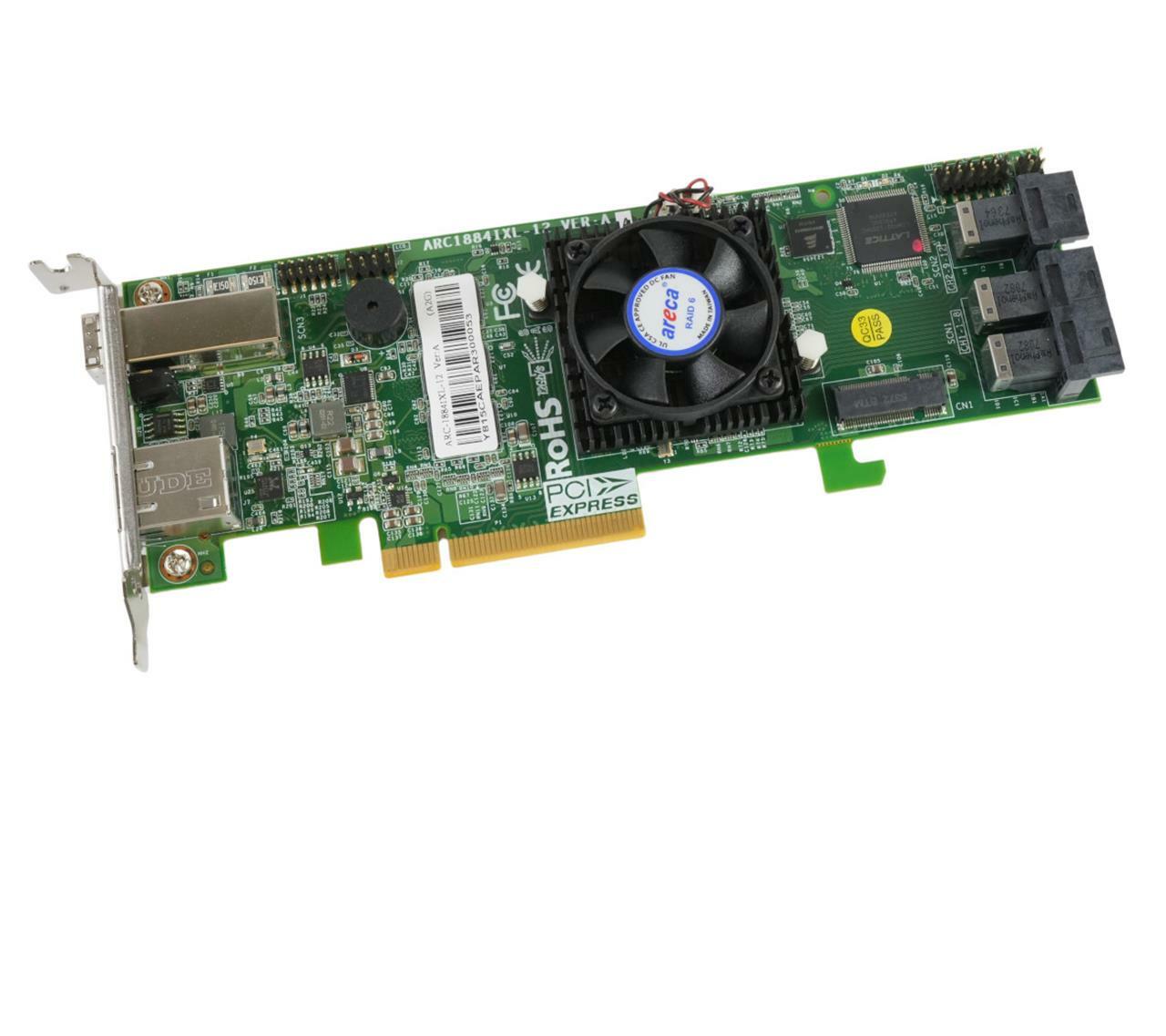 Areca ARC-1884IXL-12, SAS 12Gb/s, 16-Port, PCIe 3.0 x8, 2GB RAID Controller