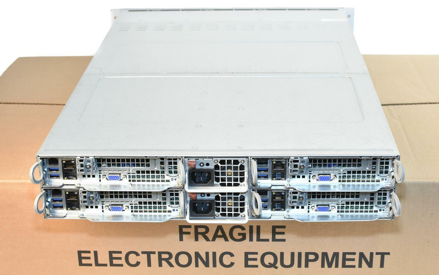 SuperMicro 2028TP-HC1R 4-Node 8x Xeon E5-2650v4 1TB RAM 8x 1.92TB SSD 2U Server