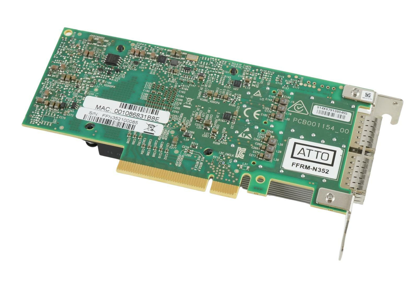 ATTO FFRM-N352 FastFrame N352 - Dual Port 25/40/50Gb Network Adapter with QSFP28