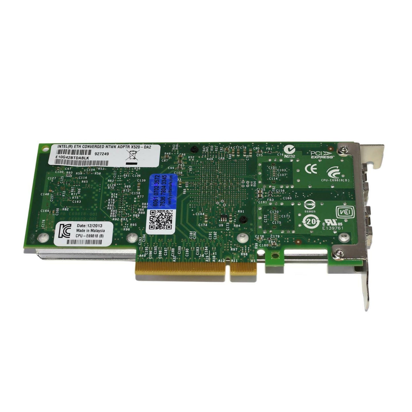 Intel E10G42BTDABLK X520-DA2 Dual Port 10Gb/s PCI-E Ethernet Network Adapter SFF