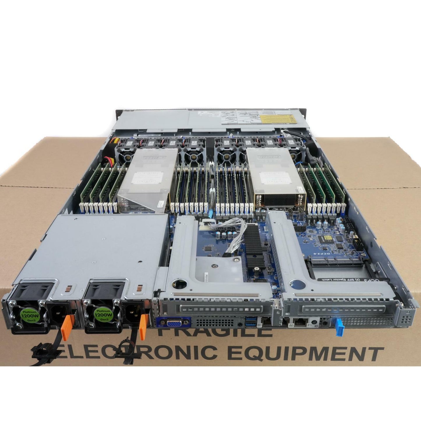 Gigabyte R182-Z90 MZ92-FS0 2x AMD EPYC 7413 2.65GHz 24C 256GB SAS3108 1U Server