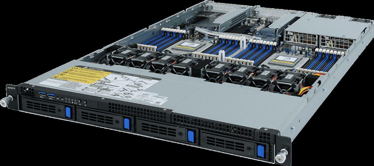 Gigabyte R182-Z90 MZ92-FS0 2x AMD EPYC 7413 2.65GHz 24C 256GB SAS3108 1U Server