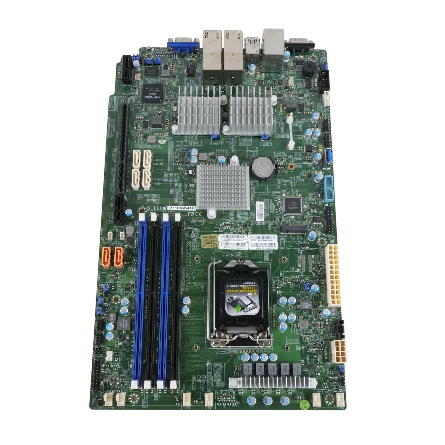 Supermicro X11SSW-4TF Intel LGA 1151 DDR4 Quad X540 NIC Proprietary Motherboard