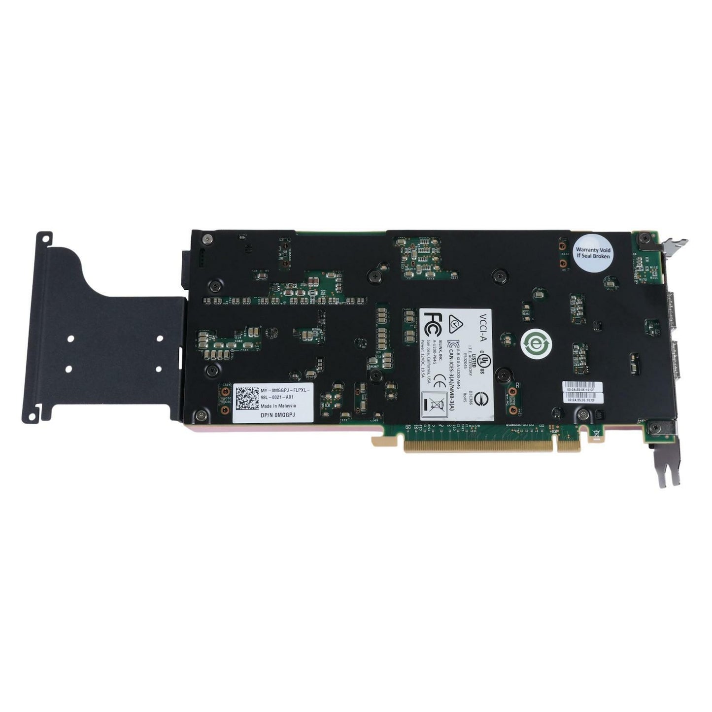Dell MGGPJ AMD Xilinx Alveo U200 Accelerator Card 64GB 2-Port 100GbE Passive