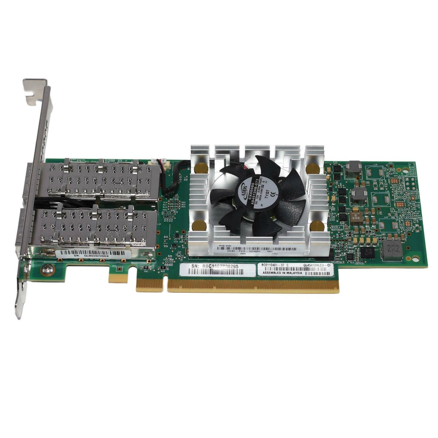 Cisco UCSC-PCIE-QD40GF FastLinQ QL45412H 2-Port 40GbE QSFP+ PCIe 3.0 x16 NIC