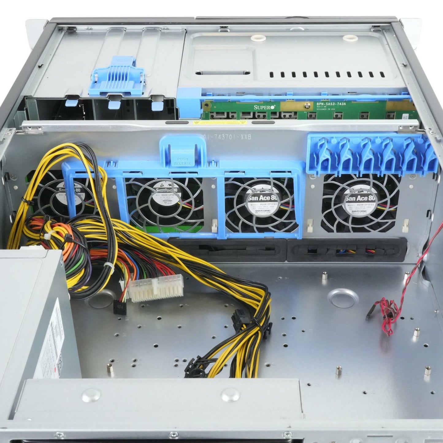 SUPERMICRO SuperChassis CSE-743AC-1200B-SQ Black 4U Tower Server Case 1200W