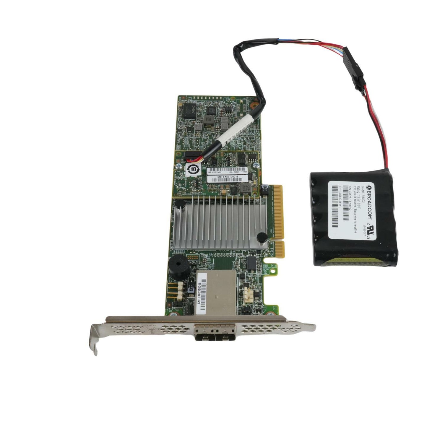 LSI LSI00438 MegaRAID SAS 9380-8e 8-Port 12G PCIe External RAID Card +CacheVault