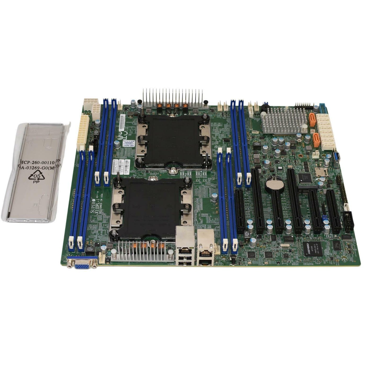 Supermicro X11DPL-i Intel C621 Dual Xeon Scalable LGA-3647 DDR4 ATX Motherboard