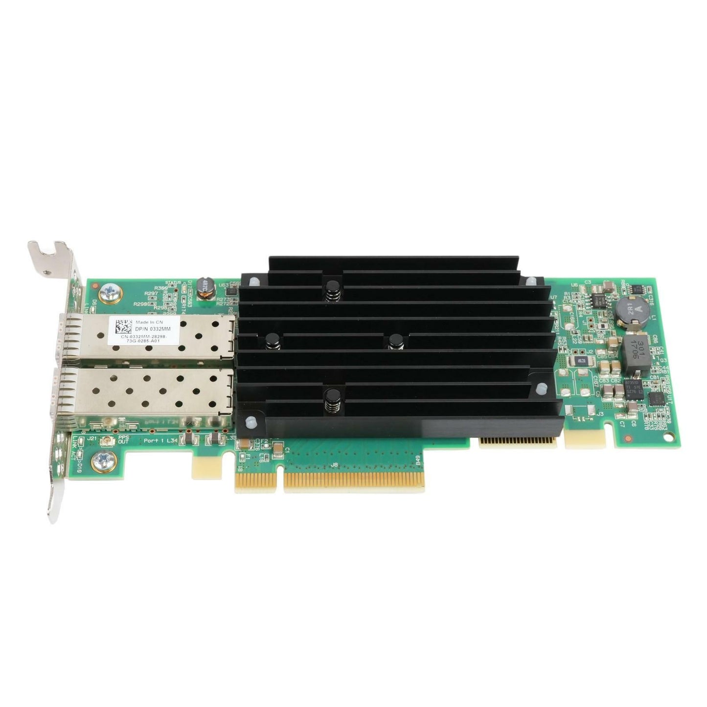 Dell 332MM SolarFlare SFN8522 10GbE 2-Port PCIe 3.1 x8 NIC SFF