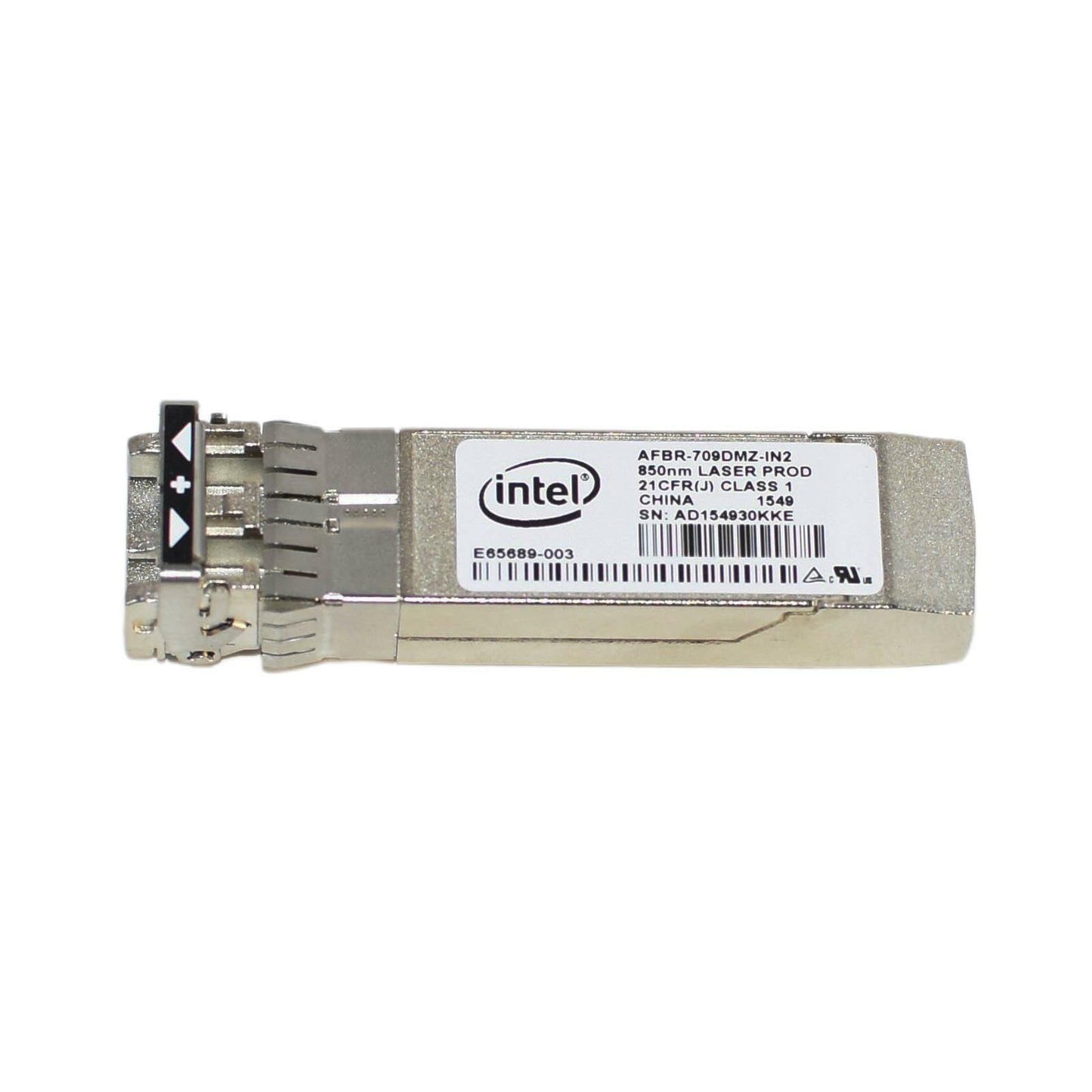 Dell Y3KJN Intel E10GSFPSR E65689-003 10GbE 1G/10G SFP+ 850nm Fiber Transceiver
