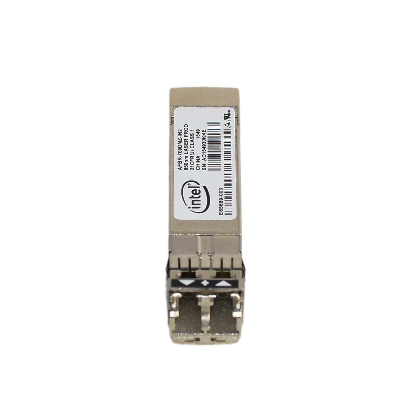 Dell Y3KJN Intel E10GSFPSR E65689-003 10GbE 1G/10G SFP+ 850nm Fiber Transceiver