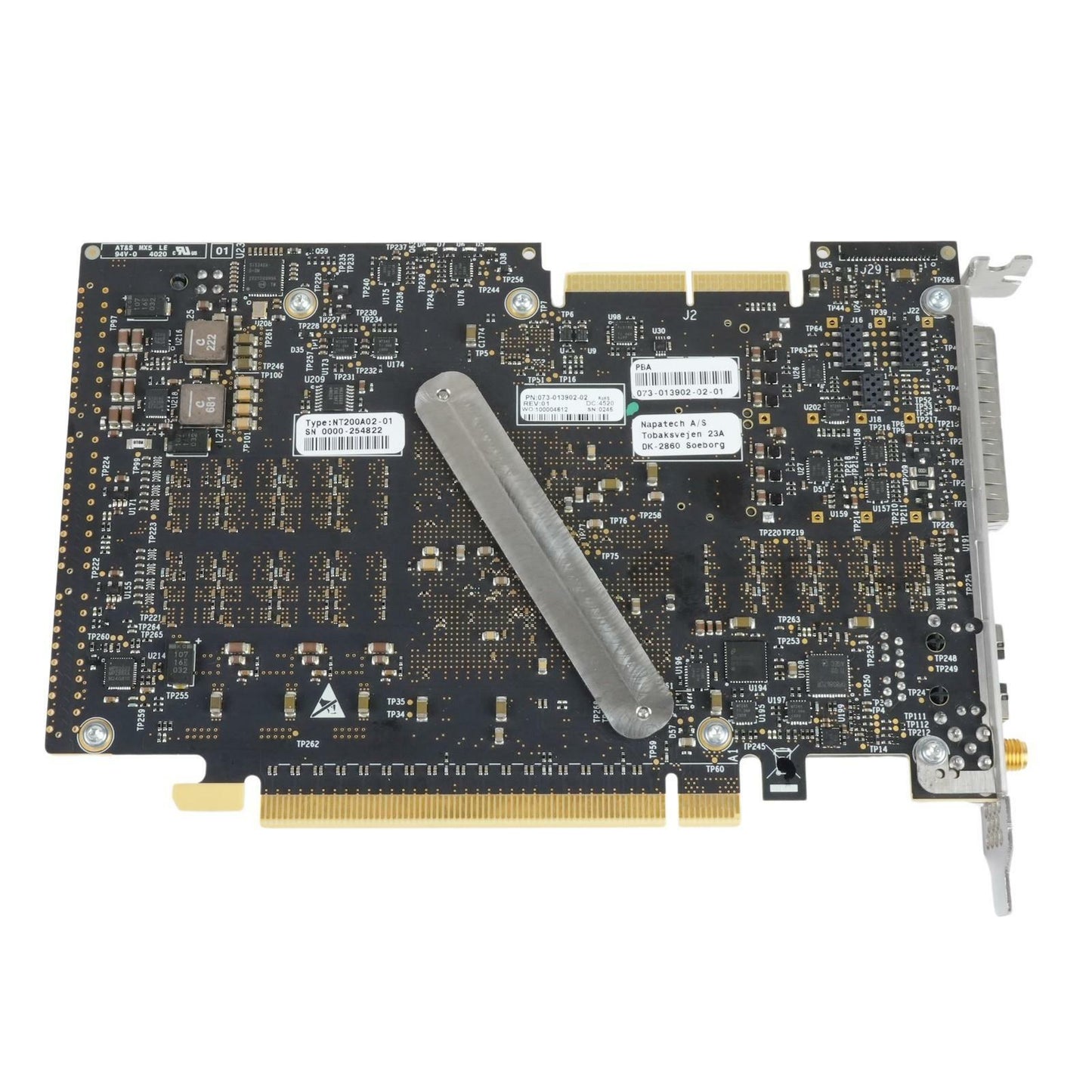 Napatech NT200A02-S SmartNIC 2x 100GbE QSFP28 PCIe 3.0 x16 Network Analysis