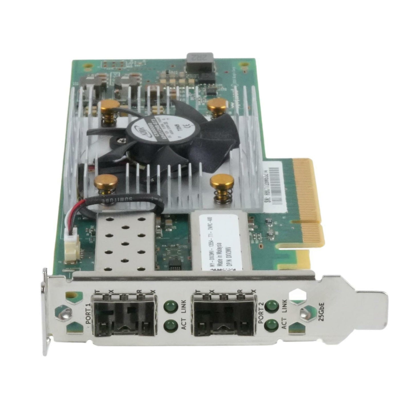 Dell XV3MV QLogic QL45212HLCU-DE FastLinQ 25GbE 2-Port SFP28 PCIe 3.0 x8 NIC SFF