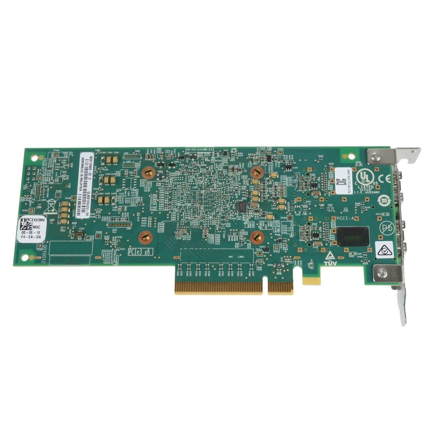Dell XV3MV QLogic QL45212HLCU-DE FastLinQ 25GbE 2-Port SFP28 PCIe 3.0 x8 NIC SFF