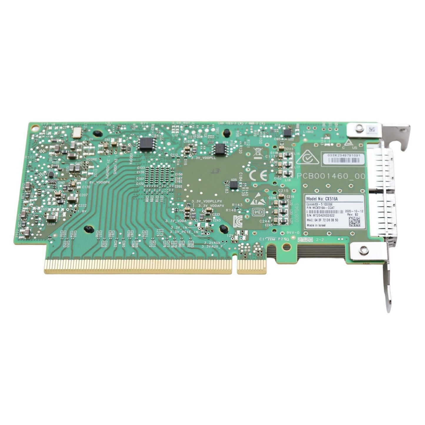 Mellanox MCX516A-CCAT ConnectX-5 Network Card 100GbE Dual-Port QSFP28 NIC SFF