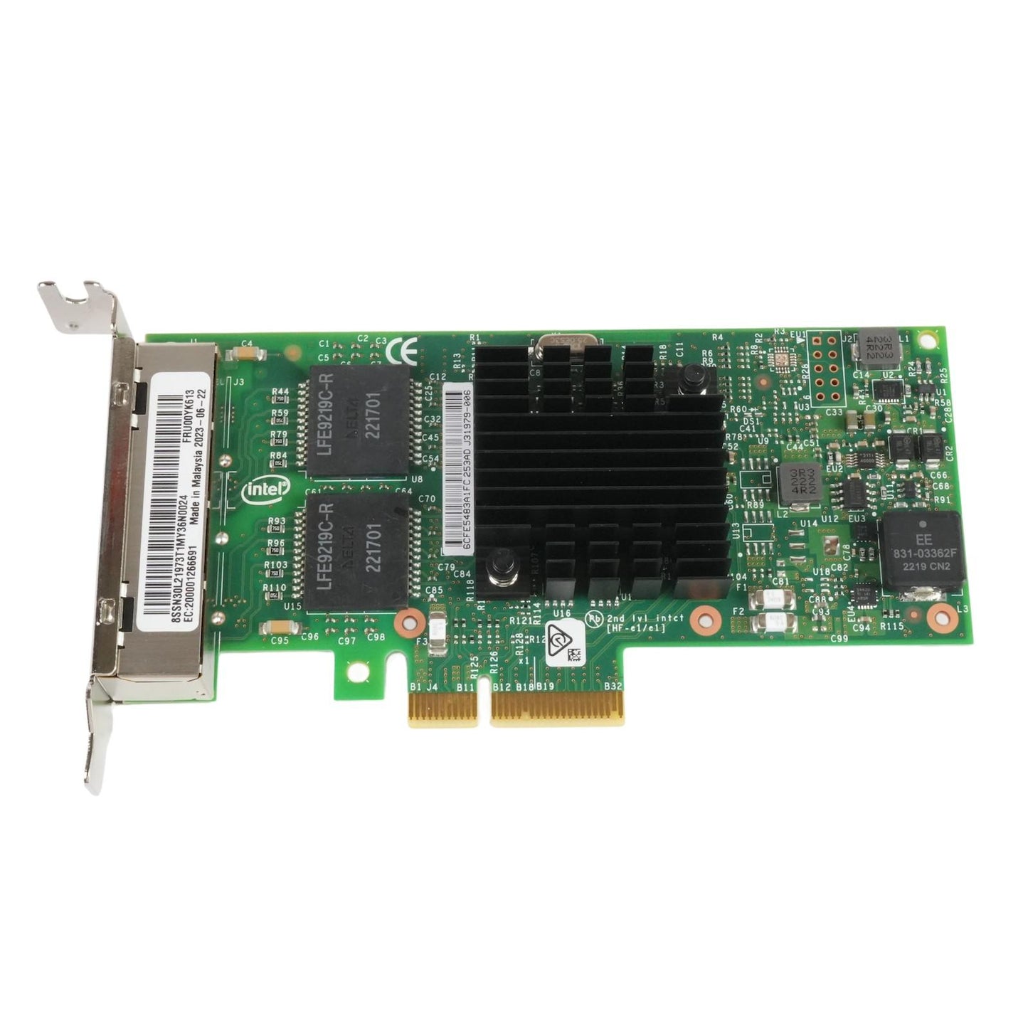 Lenovo 00YK613 Intel I350-T4 Quad Port 1Gb/s PCI-E 2.0 x4 Network Adapter LP