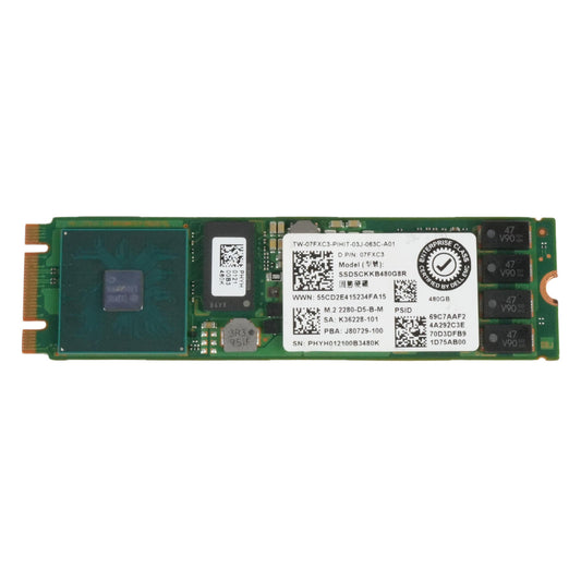 Dell 7FXC3 Intel 480GB SSD D3-S4510 M.2 2280 SATA 6G 3D2 TLC SSD SSDSCKKB480G8R
