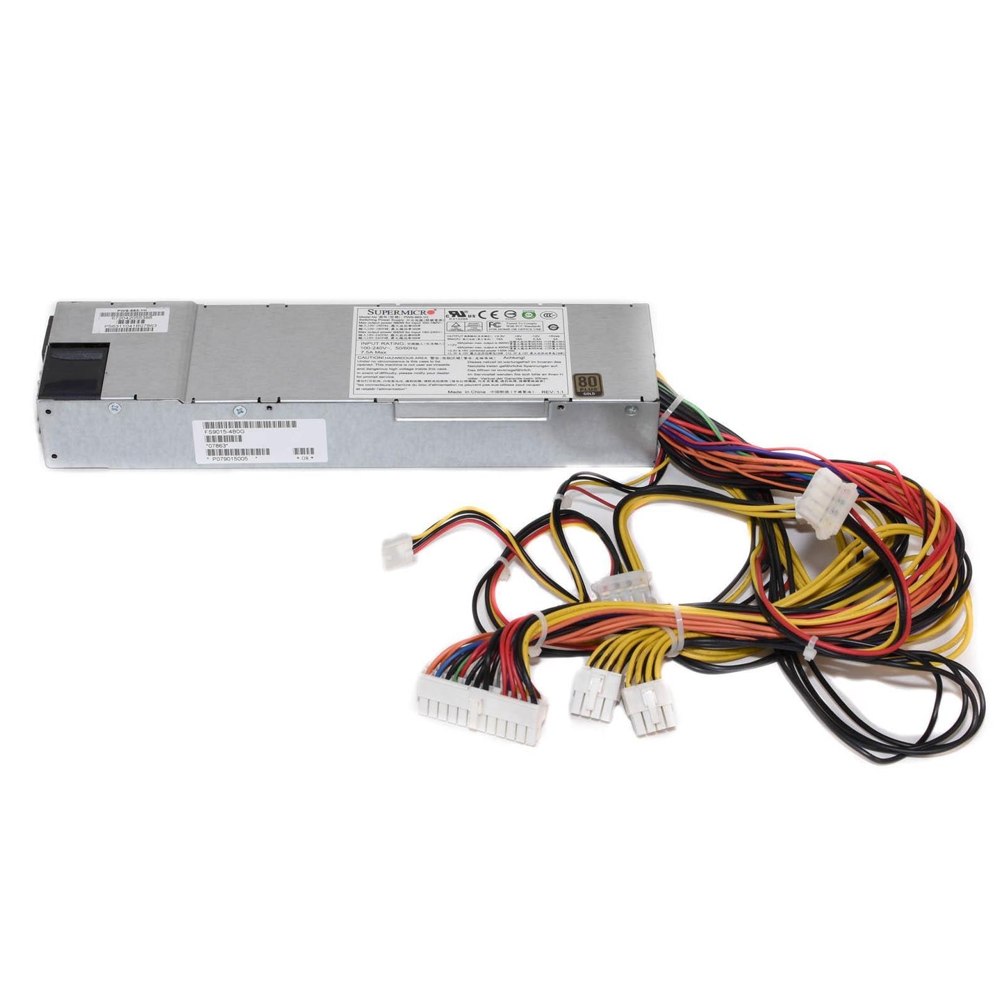 Supermicro PWS-563-1H 560W/600W 1U ATX12V & EPS12V Multi-Output 80+ Power Supply