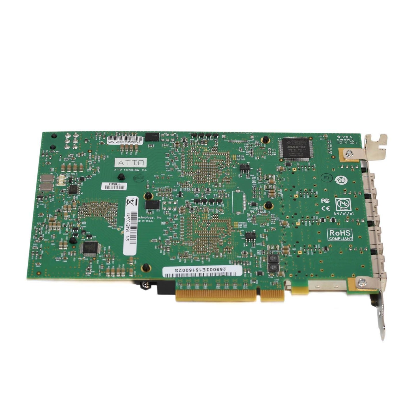 ATTO FC164E Celerity Quad Channel 16GB/s Fibre Channel Gen 5 PCIe 3.0 x8 HBA