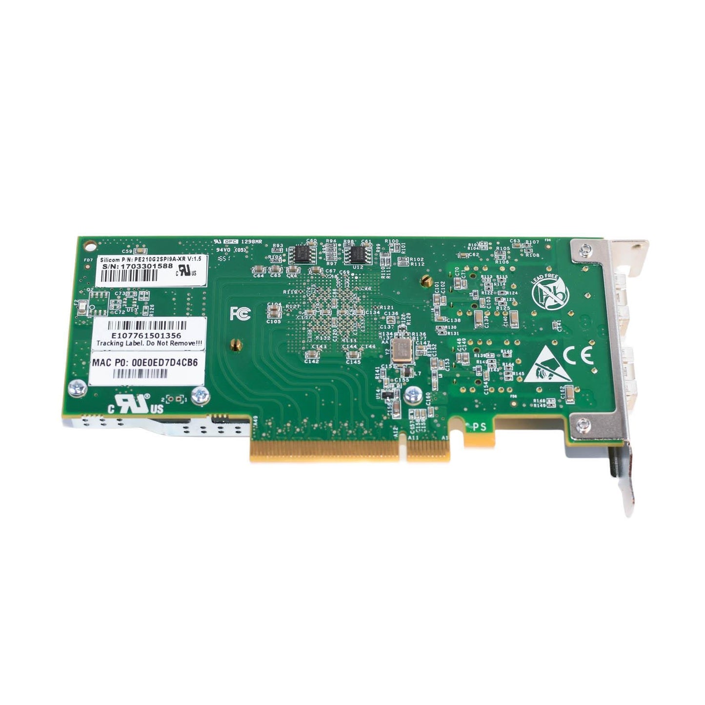 Silicom PE210G2SPI9A-XR Dual-Port 10G PCIe Ethernet Adapter Intel 82599ES SFF