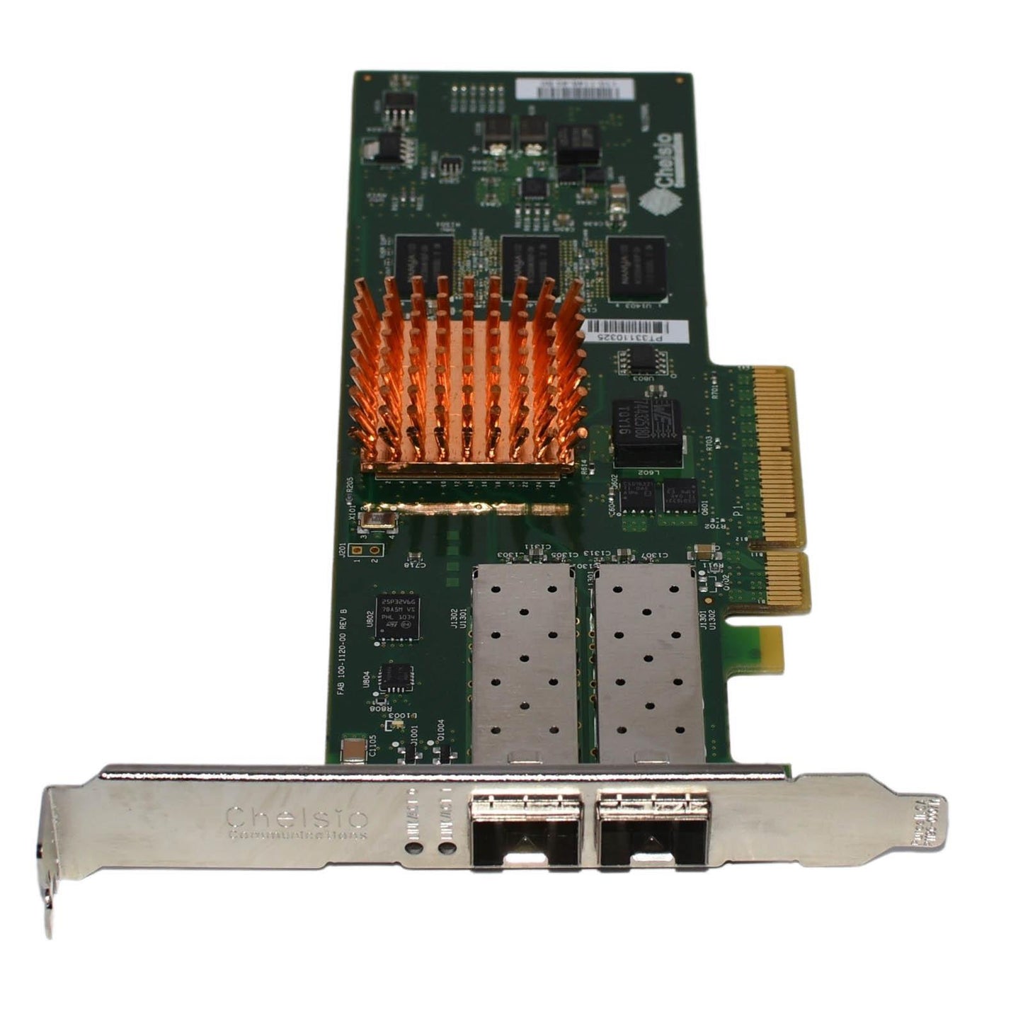 Chelsio T420-LL-CR 2-Port 10G SFP+ PCIe Unified Wire Adapter 110-1146-40 Fanless