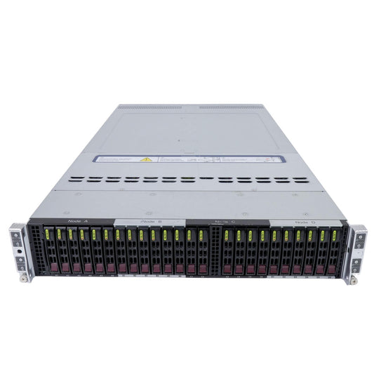 SuperMicro 2029BT-HNC0R 2U 24-Bay 4-Node X11DPT-B SuperServer CTO w/AOC-MTG-i2TM