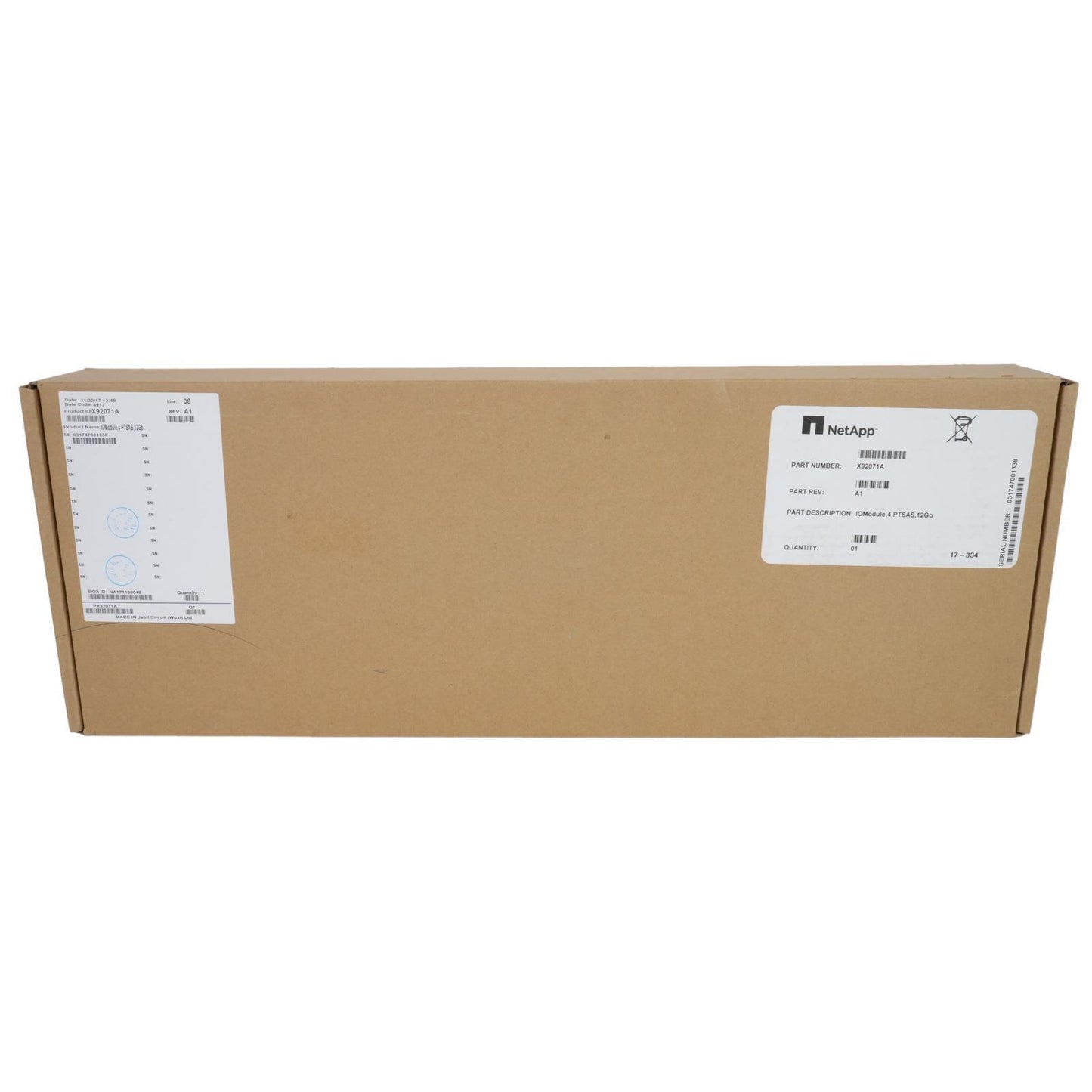 NetApp X92071A IO Module 4-Port SAS 12GB Storage Controller 111-02396+A3 FAS9000