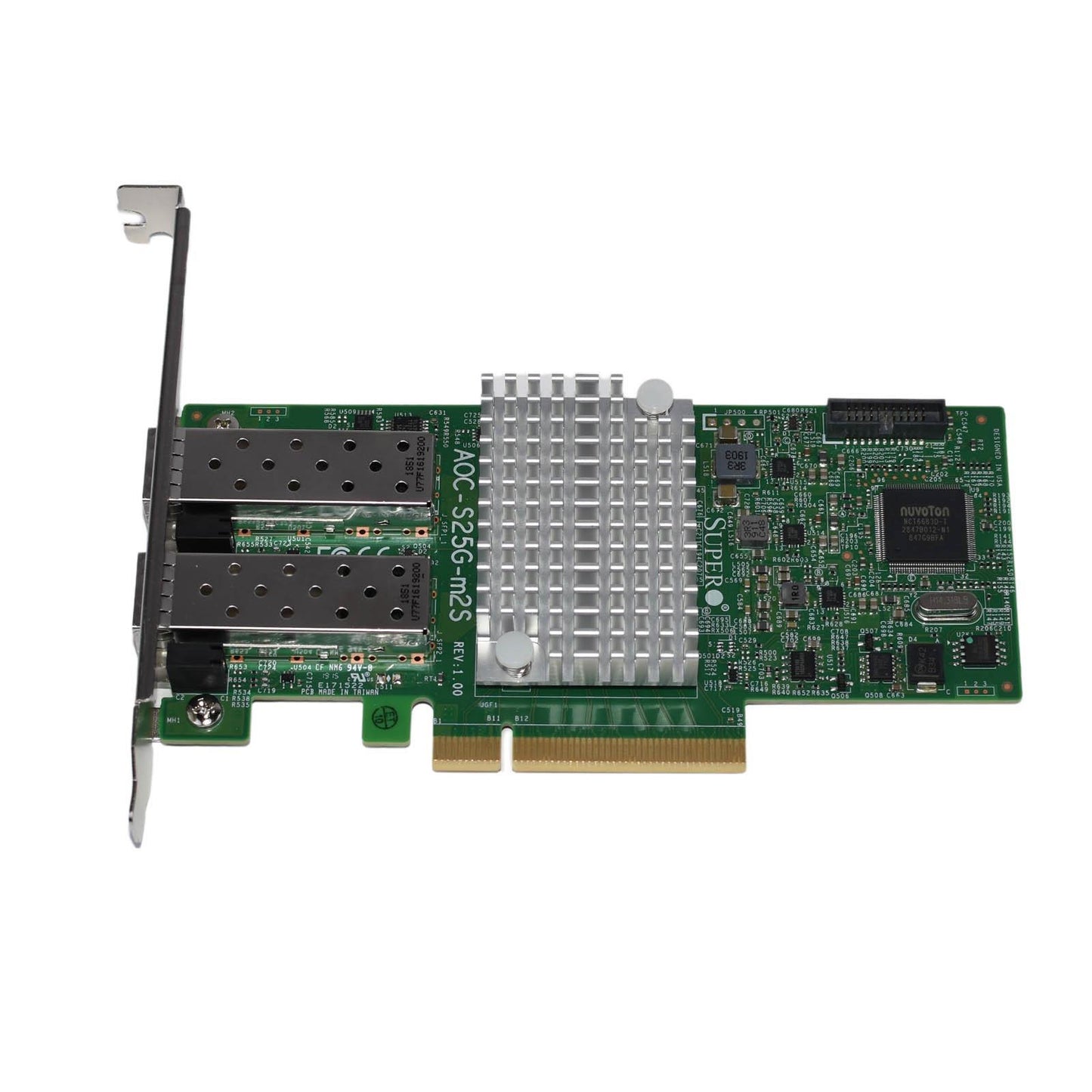 Supermicro AOC-S25G-m2S ConnectX-4 EN Dual-Port 25Gb/s SFP28 PCIe 3.0 x8 NIC
