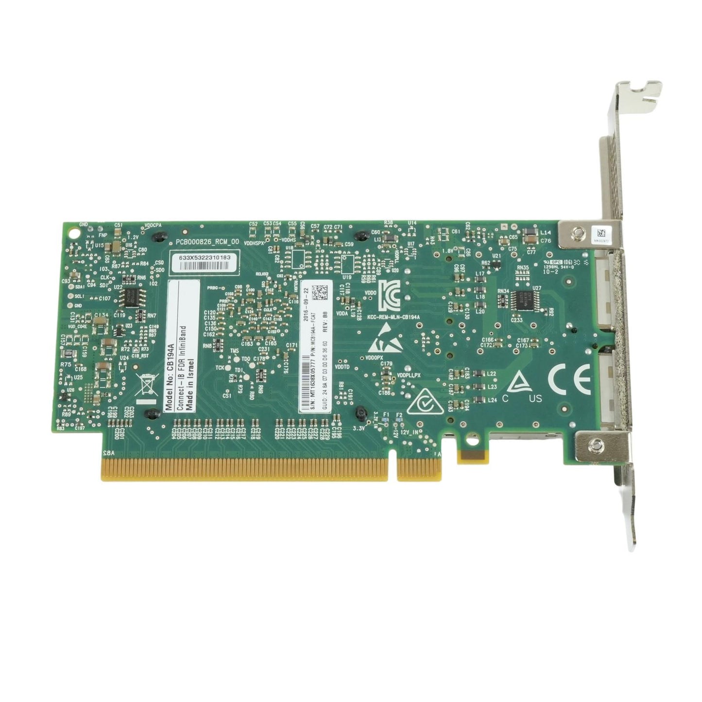 Mellanox MCB194A-FCAT 56Gbps Infiniband 2-Port QSFP PCIe 3.0 x16 HCA