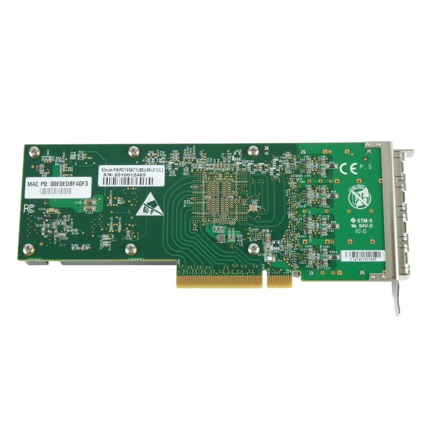 Silicom PE310G4I71LBEU-XR-LP Intel XL710BM1 10GbE 4-Port SFP+ PCIe 3.0 x8 NIC